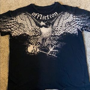 MED Affliction graphic t-shirt